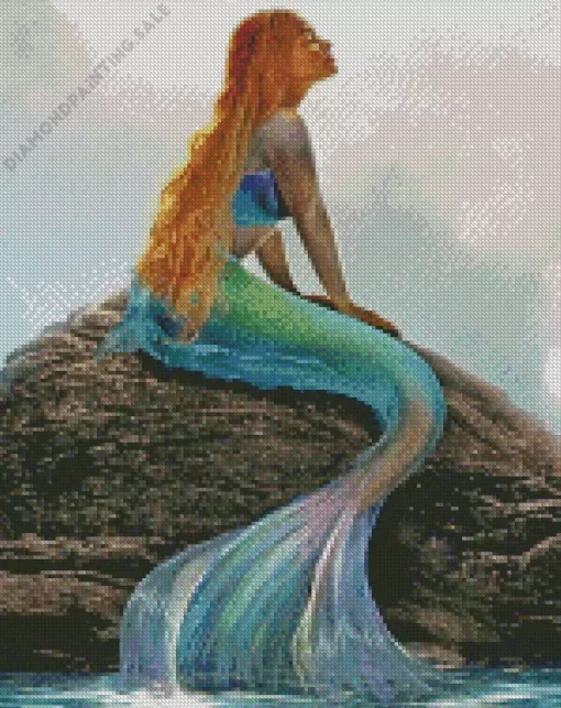 Blond Mermaid 5D Diamond Painting