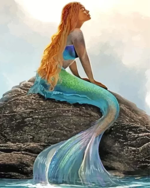 Blond Mermaid 5D Diamond Painting