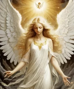 Blonde Angel 5D Diamond Painting