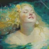 Blonde Fat Girl Art 5D Diamond Painting