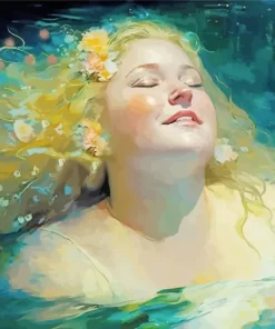 Blonde Fat Girl Art 5D Diamond Painting