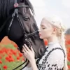 Blonde Girl And Horse 5D Diamond Painting