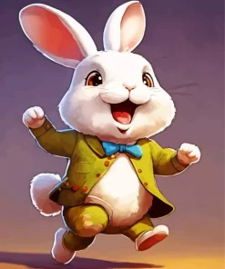 Classy Fun Rabbit 5D Diamond Painting