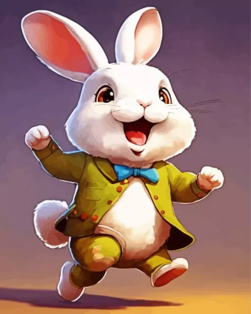 Classy Fun Rabbit 5D Diamond Painting