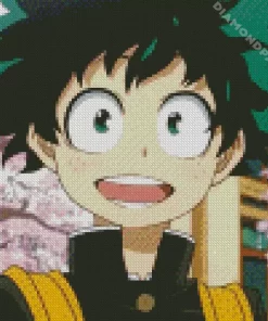 Cool Deku Smiling 5D Diamond Painting