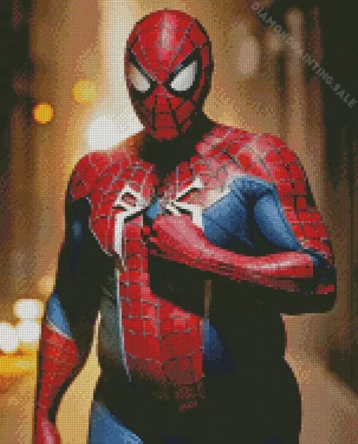 Cool Fat Spiderman 5D Diamond Painting