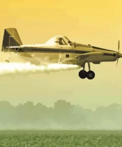 Crop Duster Airplane 5D Diamond Painting