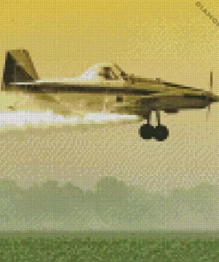 Crop Duster Airplane 5D Diamond Painting