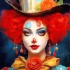 Female Mime Art 5D Diamond Painting