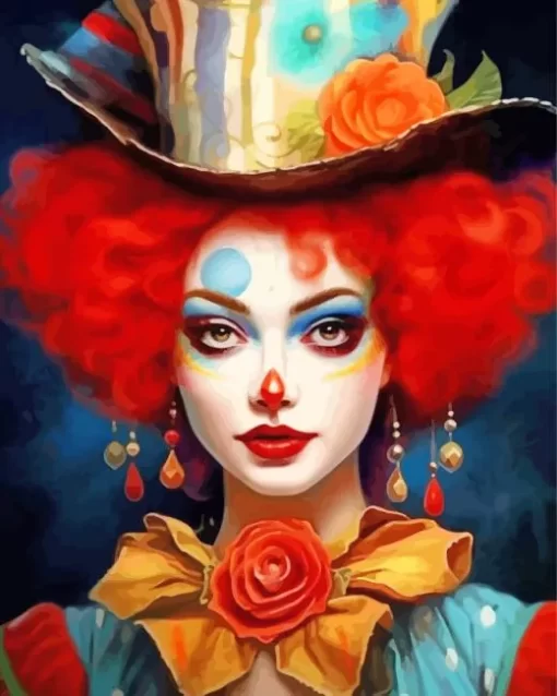 Female Mime Art 5D Diamond Painting