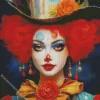 Female Mime Art 5D Diamond Painting