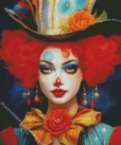 Female Mime Art 5D Diamond Painting