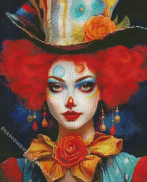 Female Mime Art 5D Diamond Painting