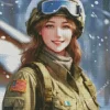 Female Winter Soldier 5D Diamond Painting