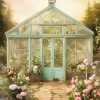 Floral Greenhouse 5D Diamond Painting