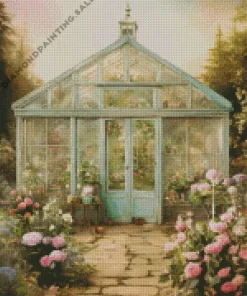 Floral Greenhouse 5D Diamond Painting