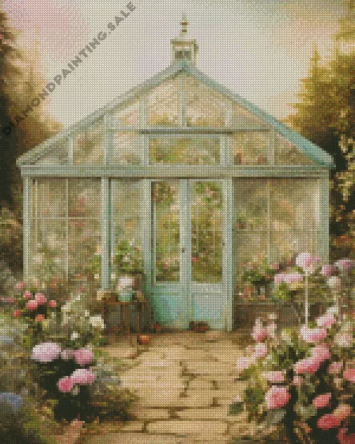 Floral Greenhouse 5D Diamond Painting