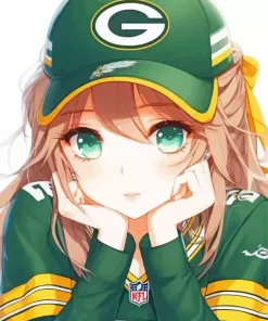 Green Bay Packers Anime 5D Diamond Painting