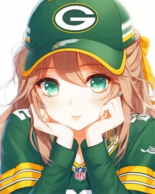 Green Bay Packers Anime 5D Diamond Painting