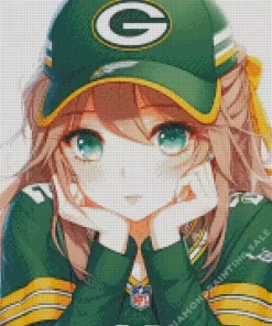 Green Bay Packers Anime 5D Diamond Painting