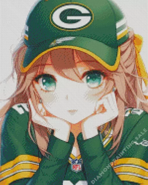 Green Bay Packers Anime 5D Diamond Painting