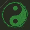 Green Yin Yang Art 5D Diamond Painting