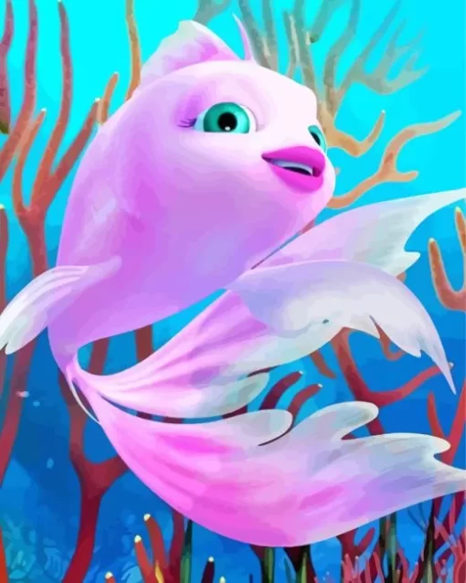 Pink Fish 5D Diamond Painting