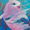 Pink Fish 5D Diamond Painting