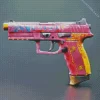 Pink Gun 5D Diamond Painting