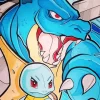 Squirtle And Blastoise 5D Diamond Painting