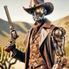 Steampunk Cowboy 5D Diamond Painting