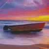 Sunset Boat 5D Diamond Painting