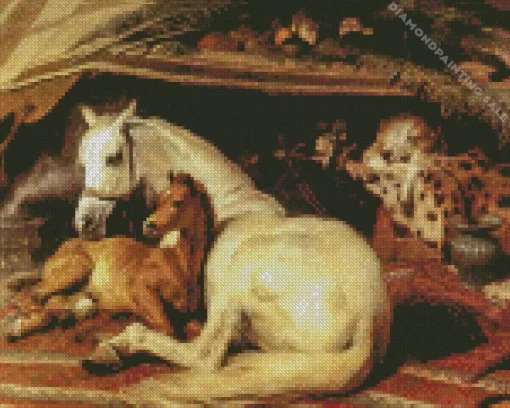 The Arab Tent By Edwin Landseer 5D Diamond Painting