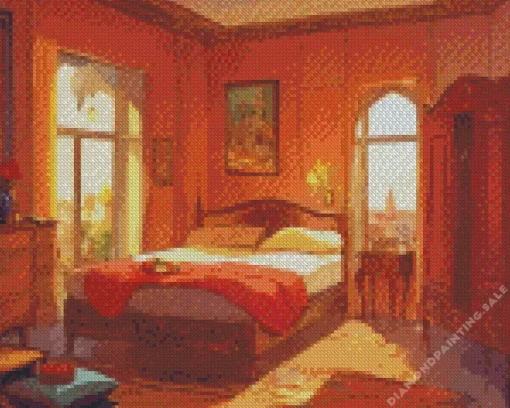 Vintage Bedroom 5D Diamond Painting