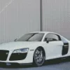 White Audi i8 5D Diamond Painting