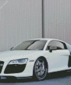 White Audi i8 5D Diamond Painting