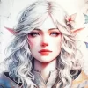 Female Blonde Elf 5D Diamond Painting