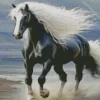 Horse With Blond Hair 5D Diamond Painting