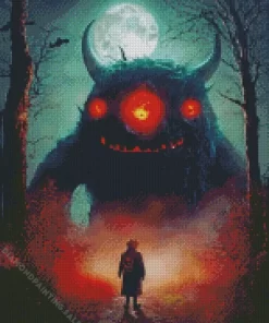 Creepy Evil Monster 5D Diamond Painting