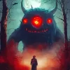 Creepy Evil Monster 5D Diamond Painting