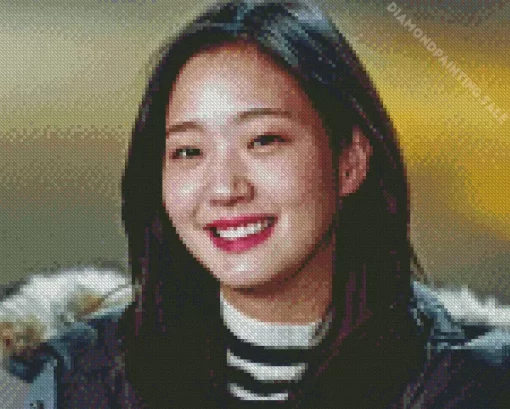 Cute Ji Eun Tak 5D Diamond Painting