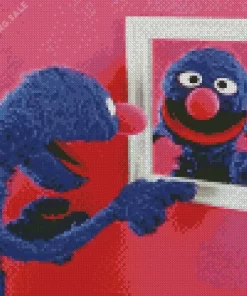 Cute Grover 5D Diamond Painting