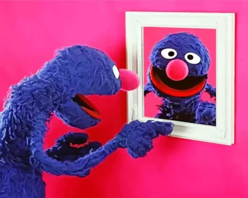 Cute Grover 5D Diamond Painting