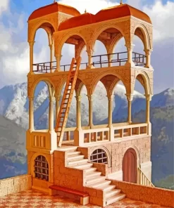 Escher Belvedere 5D Diamond Painting