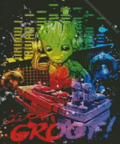 Groot Dj Art 5D Diamond Painting