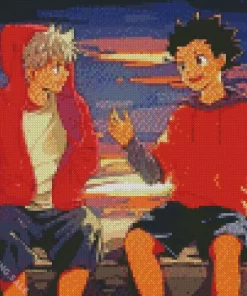 Grown Up Gon And Killua Anime 5D Diamond Painting