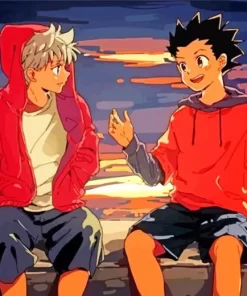 Grown Up Gon And Killua Anime 5D Diamond Painting