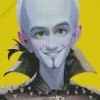 Megamind Face 5D Diamond Painting