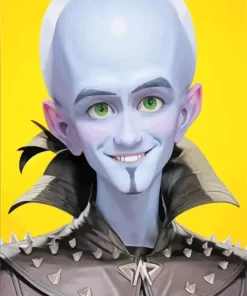 Megamind Face 5D Diamond Painting