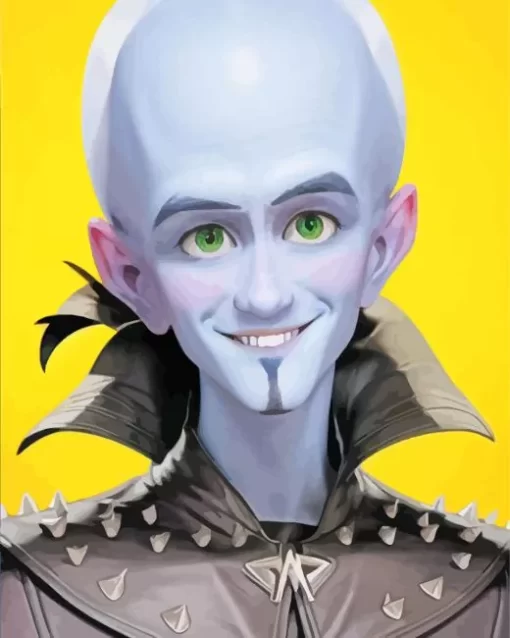 Megamind Face 5D Diamond Painting